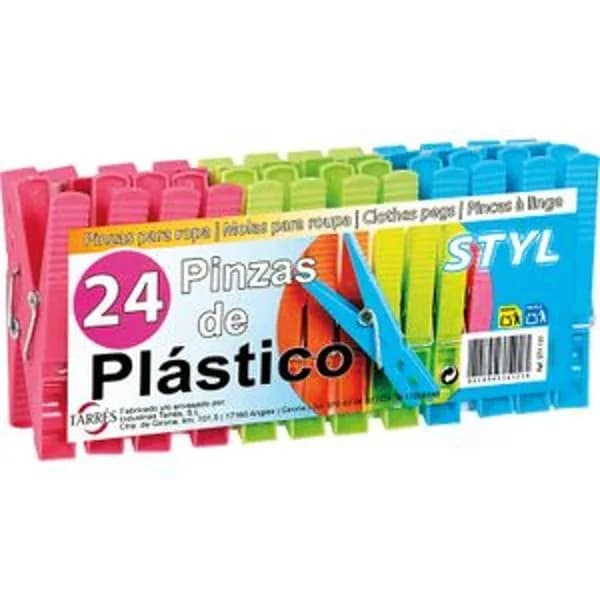 Pinza Plástico 24 Unidades - 1 ud - Imagen del producto en Findit
