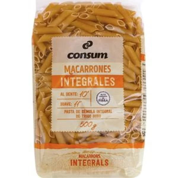 Macarrón Integral - 0.5 kg - Imagen del producto en Findit