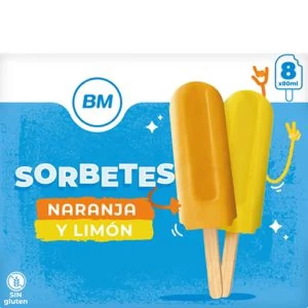 Polo naranja y limón 8 unidades - 0.56 l - Imagen del producto en Findit