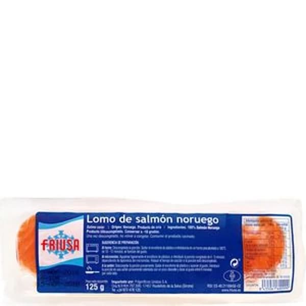 Lomo de salmón noruego congelado 125 g - 0.12 kg - Imagen del producto en Findit