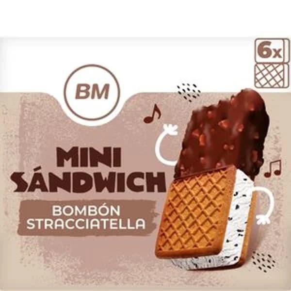 Helado sandwich mini 6 unidades - 0.51 l - Imagen del producto en Findit