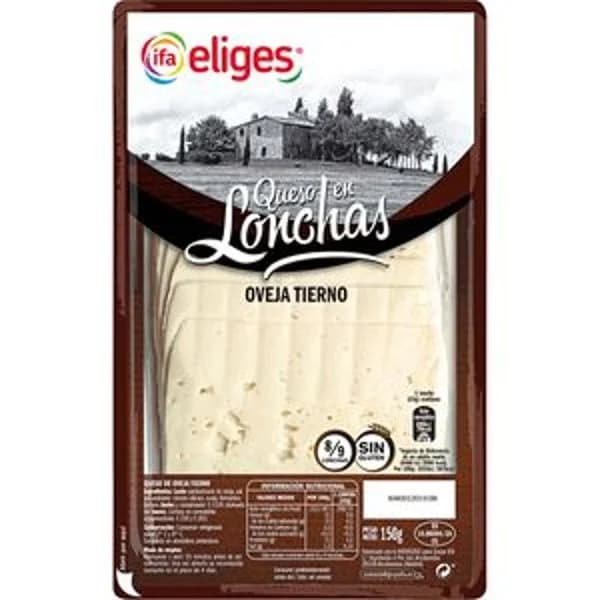 Queso de oveja en lonchas 150 g - 0.15 kg - Imagen del producto en Findit