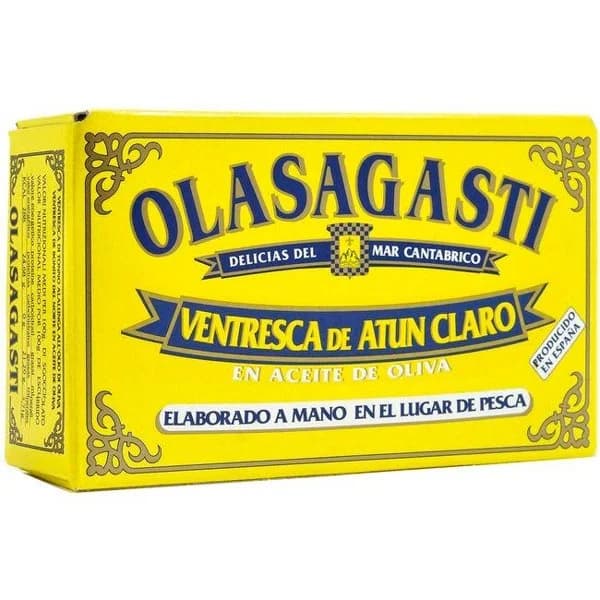 Ventresca de atún claro en a. de oliva OLASAGASTI, lata 120 g - 1 ud - Imagen del producto en Findit