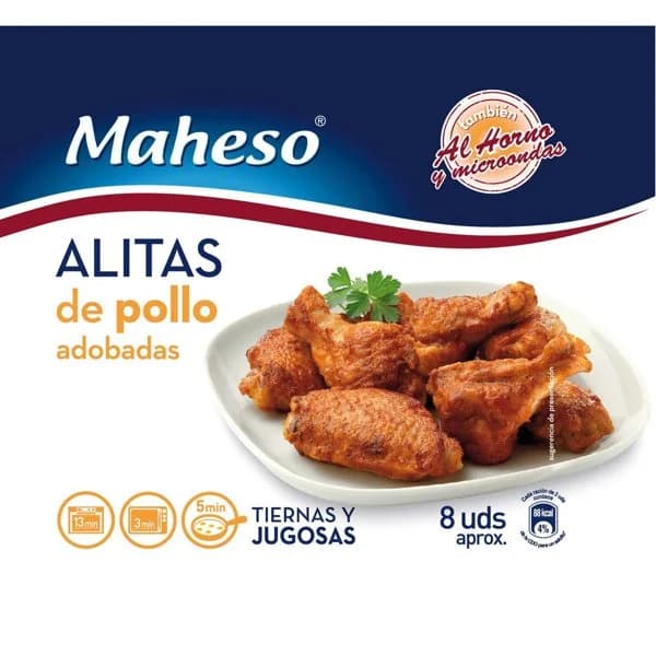 Alitas de pollo MAHESO, caja 350 g - 1 ud - Imagen del producto en Findit
