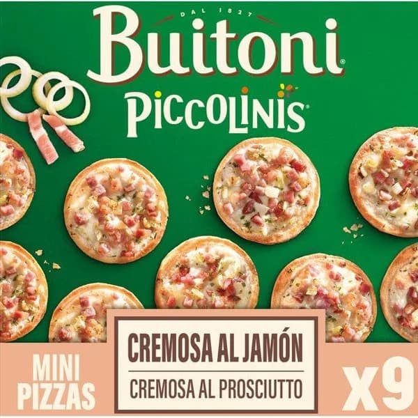 Piccolinis cremosa al jamón  BUITONI, caja 270 g - 1 ud - Imagen del producto en Findit