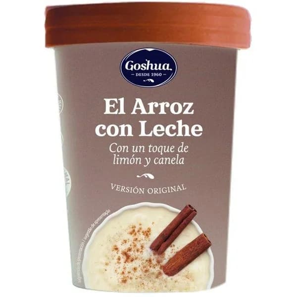 Arroz con leche GOSHUA, tarrina 450 g - 1 ud - Imagen del producto en Findit