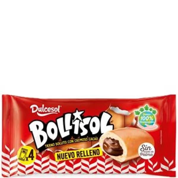 Bollo de chocolate 4 uds 240 g - 0.24 kg - Imagen del producto en Findit