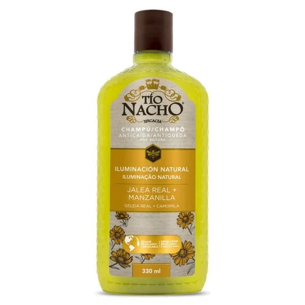 Champú anticaída iluminación natural Tío Nacho botella 330 ml - 1 ud - Imagen del producto en Findit