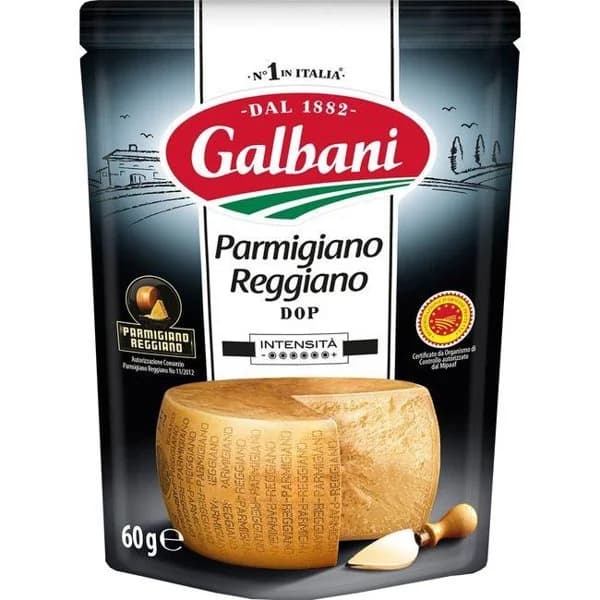 Queso rallado Parmigiano Reggiano GALBANI, bolsa 60 g - 1 ud - Imagen del producto en Findit