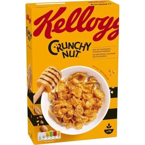 Cereales KELLOGG`S Crunchy Nut, caja 500 g - 1 ud - Imagen del producto en Findit