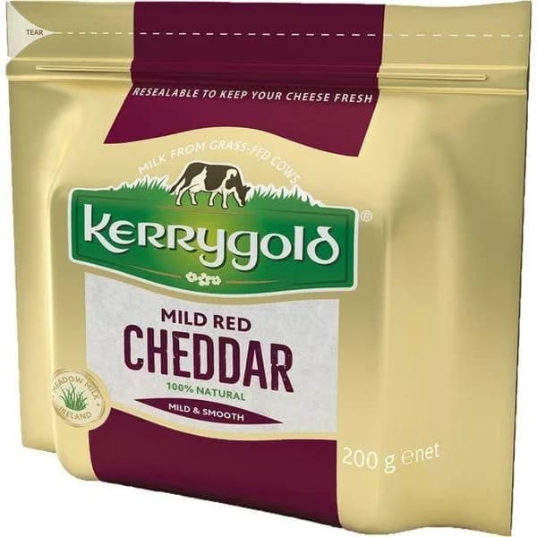 Queso Cheddar naranja KERRYGOLD, cuña 200 g - 1 ud - Imagen del producto en Findit