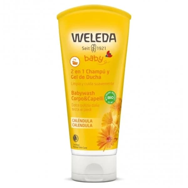 Champú y gel caléndula ecológico Weleda Baby 200 ml. - 0.2 l - Imagen del producto en Findit