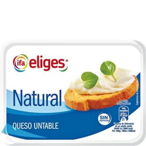 Queso de untar natural 250 g - 0.25 kg - Imagen del producto en Findit