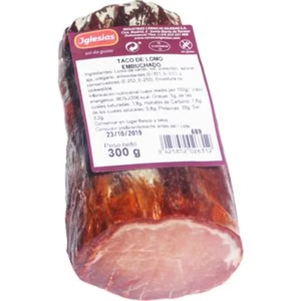 Lomo embuchado taco 300 g - 0.3 kg - Imagen del producto en Findit