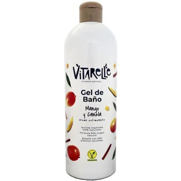 Gel baño de mango y canela VITARELLE, bote 750 ml - 0.75 l - Imagen del producto en Findit