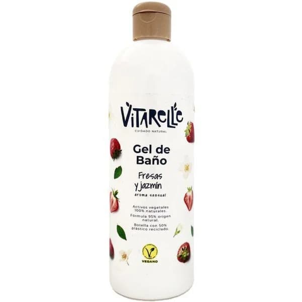 Gel baño de fresa y jazmín VITARELLE, bote 750 ml - 0.75 l - Imagen del producto en Findit