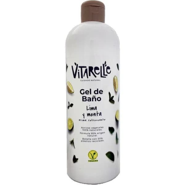 Gel baño de lima y menta VITARELLE, bote 750 ml - 0.75 l - Imagen del producto en Findit