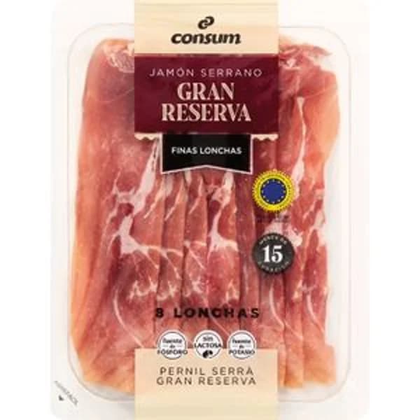 Jamón Gran Reserva Finas Lonchas - 0.12 kg - Imagen del producto en Findit