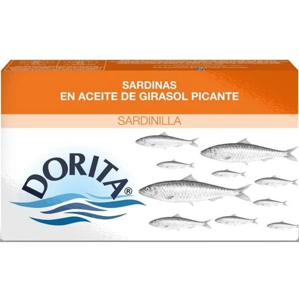 Sardinilla picante DORITA, lata 81 g - 1 ud - Imagen del producto en Findit