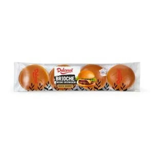Pan brioche para mini hamburguesa 8 unidades 160 g - 0.16 kg - Imagen del producto en Findit