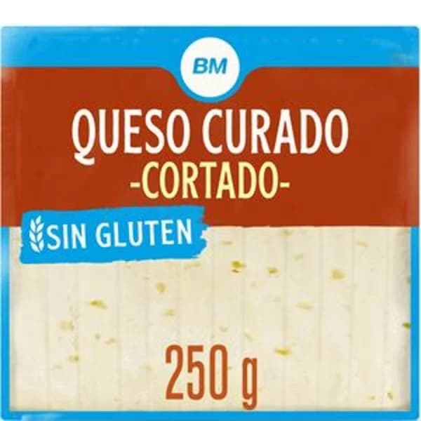 Queso curado cortado 250 g - 0.25 kg - Imagen del producto en Findit