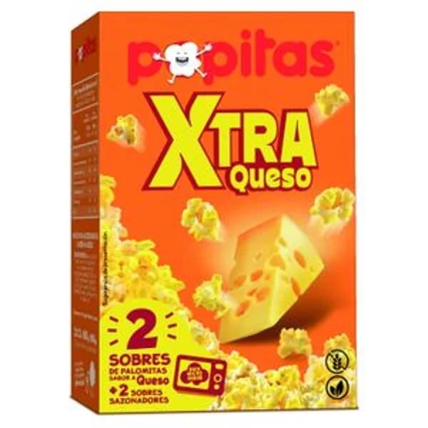 Palomitas xtra queso 2x80 g - 0.16 kg - Imagen del producto en Findit