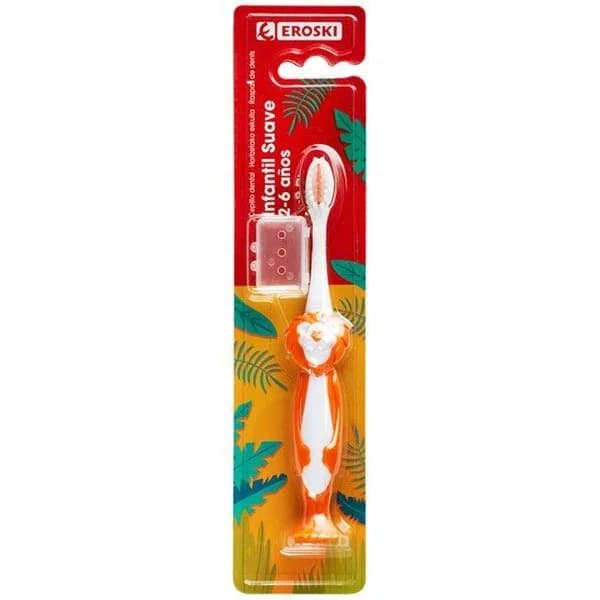 Cepillo infantil de 2 a 6 años EROSKI, pack 1 ud - 1 ud - Imagen del producto en Findit