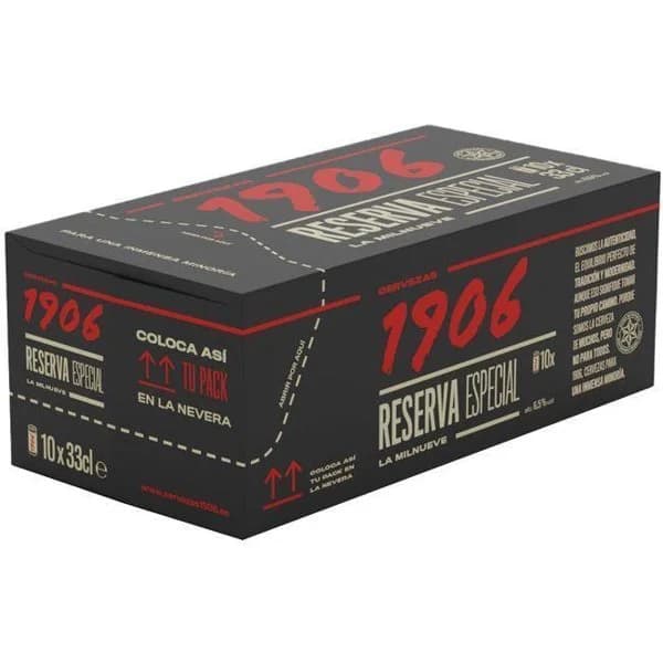Frigopack 1906  ESTRELLA GALICIA, pack 10x33 cl - 1 ud - Imagen del producto en Findit
