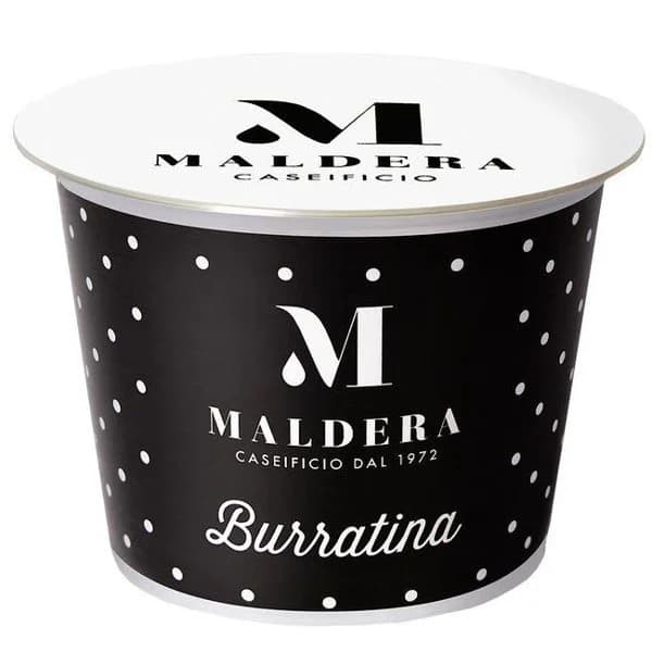 Queso burrata MALDERA, tarrina 150 g - 1 ud - Imagen del producto en Findit