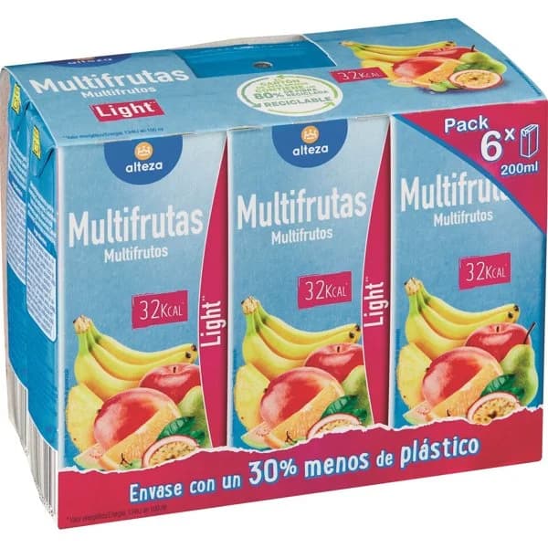 Nectar Multifrutas Sin Azucar - 1.2 l - Imagen del producto en Findit