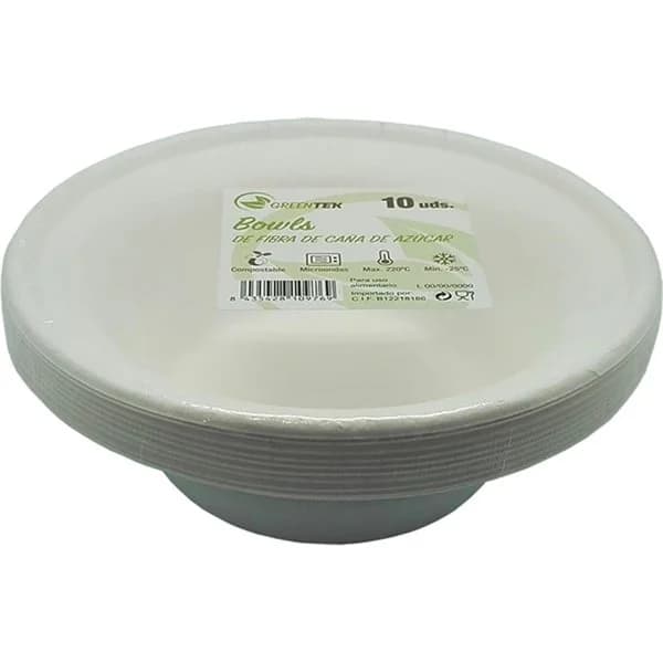 Bol Compostable 360Ml - 10 ud - Imagen del producto en Findit