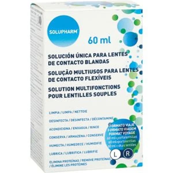 Solución Única Viaje Lentes Contacto Blandas - 0.5 l - Imagen del producto en Findit