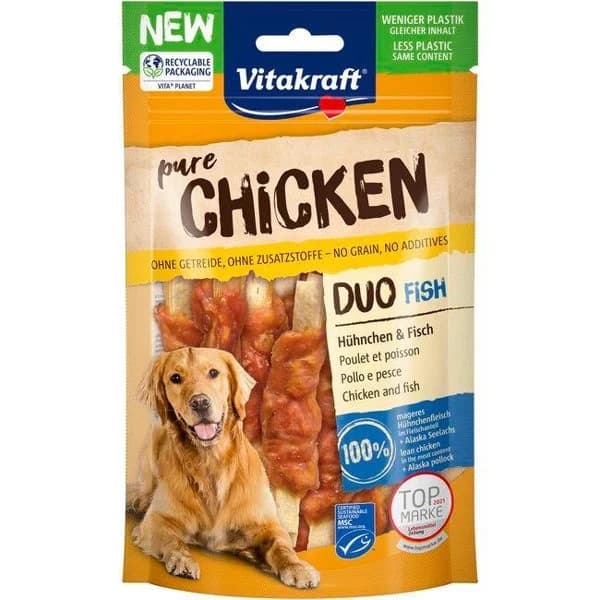 Snack duo nature de ternera para perro VITAKRAFT, bolsa 80 g - 1 ud - Imagen del producto en Findit