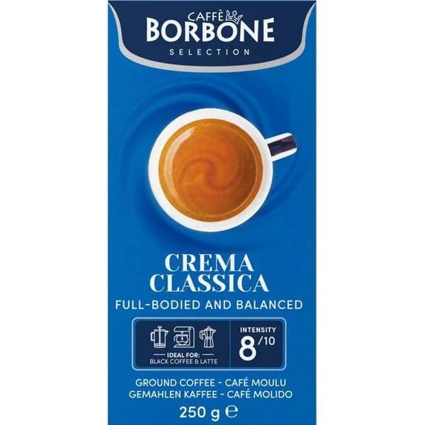 Café molido miscela moka nobile BORBONE, paquete 250 g - 1 ud - Imagen del producto en Findit