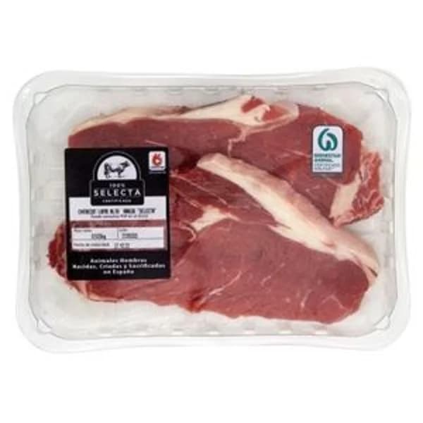 Entrecot añojo lomo alto selecta bandeja (450 g) - 1 ud - Imagen del producto en Findit