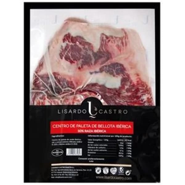 Paleta de bellota ibérico, 50% raza ibérica corte - 1 kg - Imagen del producto en Findit