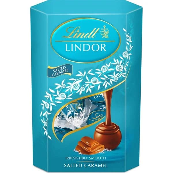 Bombon Lindor Caramelo y Sal - 0.16 kg - Imagen del producto en Findit