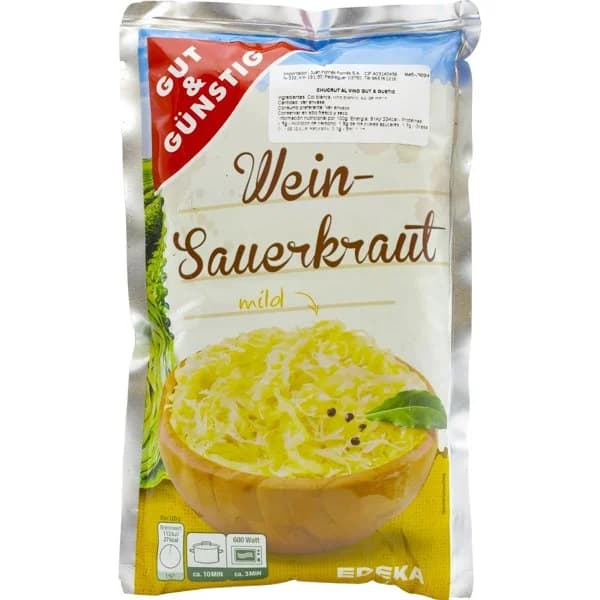 Chucrut Al Vino - 0.52 kg - Imagen del producto en Findit