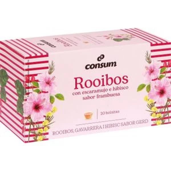 Rooibos Frambuesa 20 Bolsitas - 19.17 ud - Imagen del producto en Findit