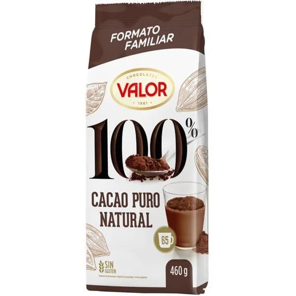 Cacao soluble natural 100% VALOR, bolsa 460 g - 0.46 kg - Imagen del producto en Findit