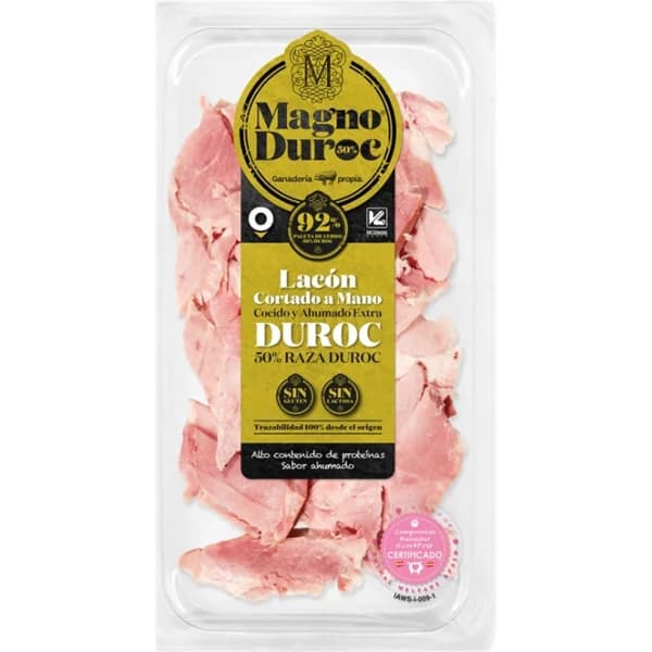 Lacon Cortado a Mano Duroc 50% - 0.15 kg - Imagen del producto en Findit