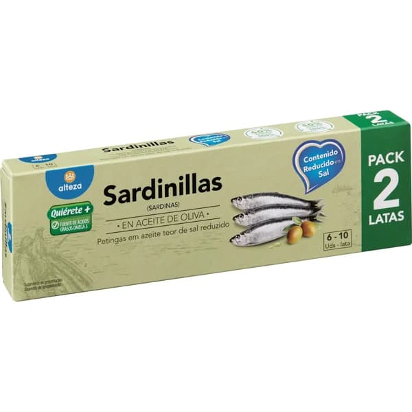 Sardinillas Aceite Oliva Bajo en Sal - 0.13 ud - Imagen del producto en Findit