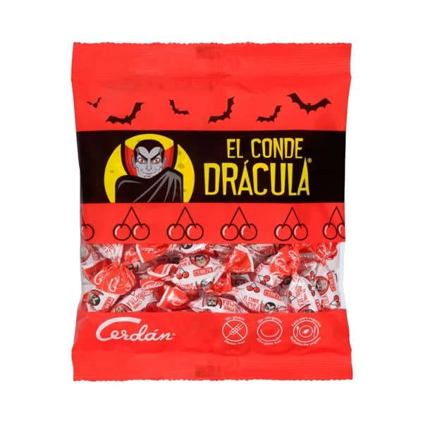 Caramelos El Conde Drácula sabor cereza Cerdán - 1 ud - Imagen del producto en Findit