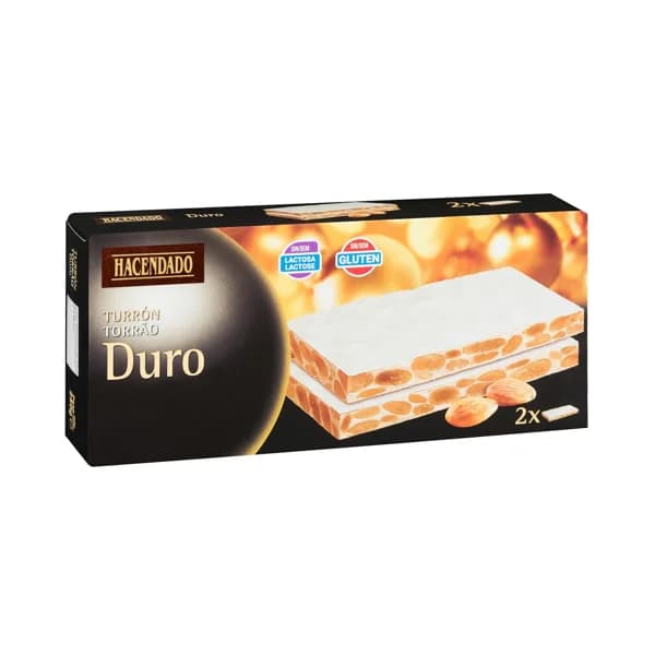 Turrón duro Hacendado - 1 ud - Imagen del producto en Findit