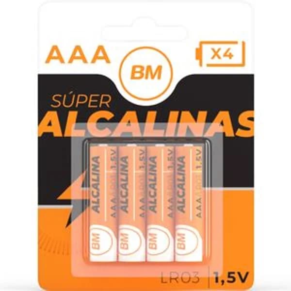 Pila alcalina AAA 4 unidades - 4.05 ud - Imagen del producto en Findit