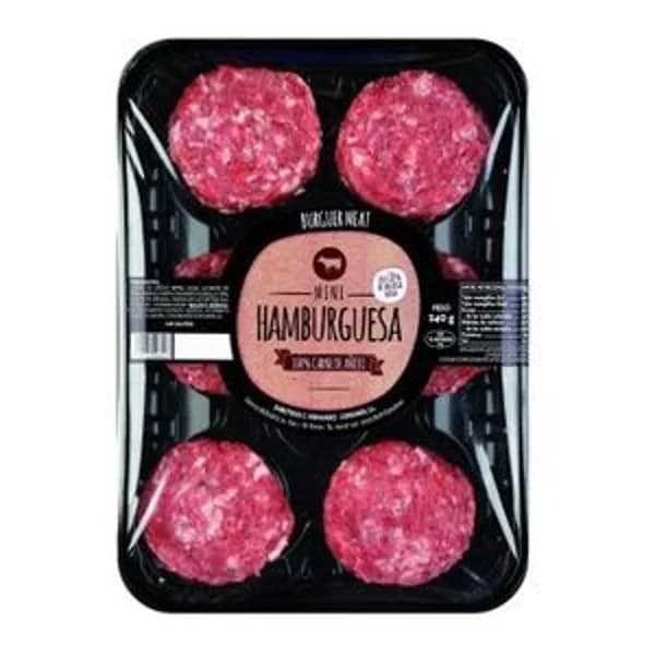 Burger meat mini 100% vacuno 240 g - 0.24 kg - Imagen del producto en Findit