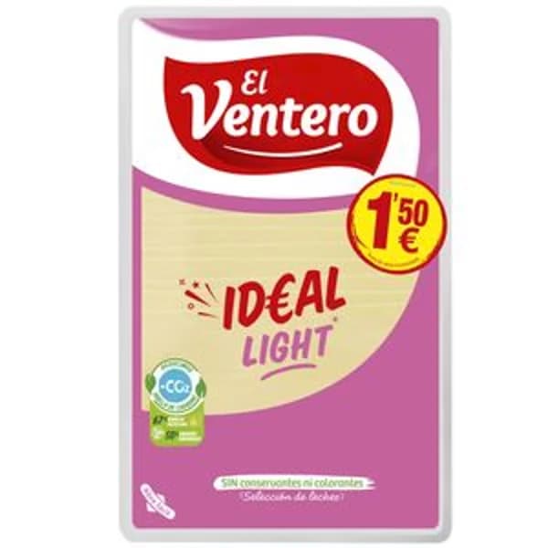Queso tierno light en lonchas 80 g - 0.08 kg - Imagen del producto en Findit
