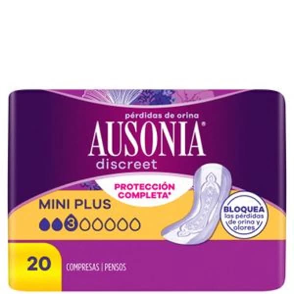 Compresa pérdidas mini plus 20 unidades - 20.33 ud - Imagen del producto en Findit