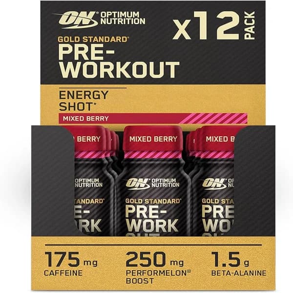 Optimum Nutrition - Gold Standard Pre Work Out Shot (12 Uds x 60 g) - 0.72 kg - Imagen del producto en Findit