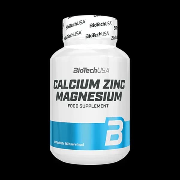 BioTech USA - Calcium Zinc Magnesium (100 tabs) - 100 ud - Imagen del producto en Findit